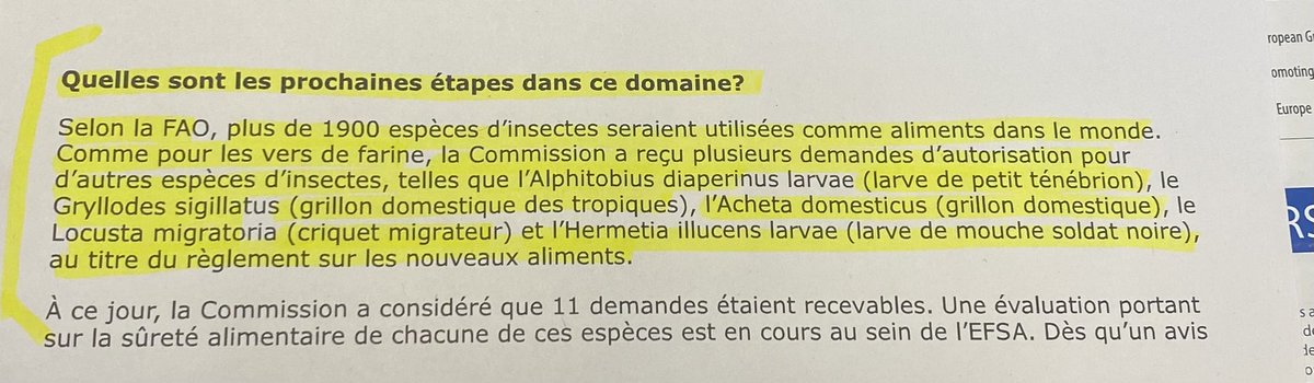 v_joron's tweet photo. Après la bûche de Noël et avant la Galette des Rois, Bruxelles autorise les grillons en poudre dans les frites, pizzas, bière…

1900 autres espèces d’insectes comme les larves de mouche - soldat noir, sont dans la prochaine étape de la Commission européenne !
Bon appétit 🤢🫣! https://t.co/Q3WQO66m2z