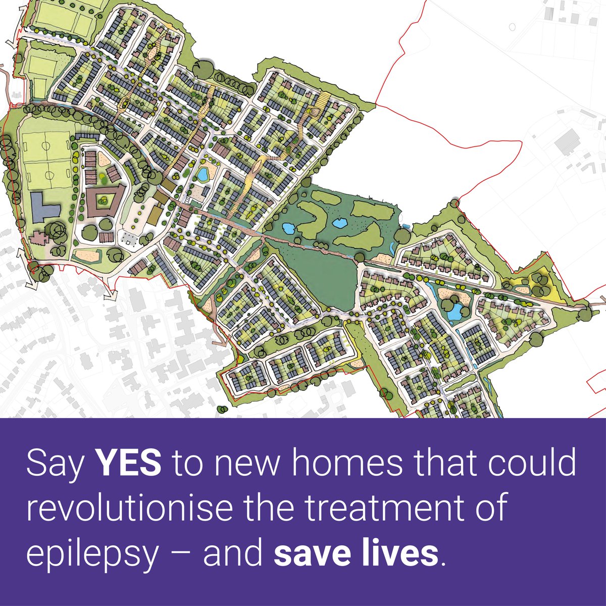 epilepsysociety's tweet photo. Building new homes on part of our 300-acre site in Buckinghamshire could raise £100m to invest in epilepsy research and better treatments. Please sign our petition https://t.co/jLLfg4RCwJ to help revolutionise epilepsy and save lives. https://t.co/Fxmd4FSbaQ
