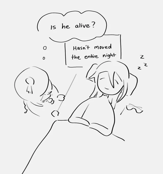 I actually think baizhu would sleep like this 