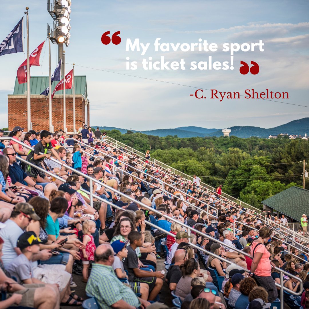 cryanshelton's tweet photo. One of the first things I share about myself with new members of the team is that, "My favorite sport is ticket sales!"

I love nothing more than a full building and knowing the role myself and my team played in creating that experience.

#sportsbiz #sportsbusiness #sales https://t.co/CH8pSnoV38