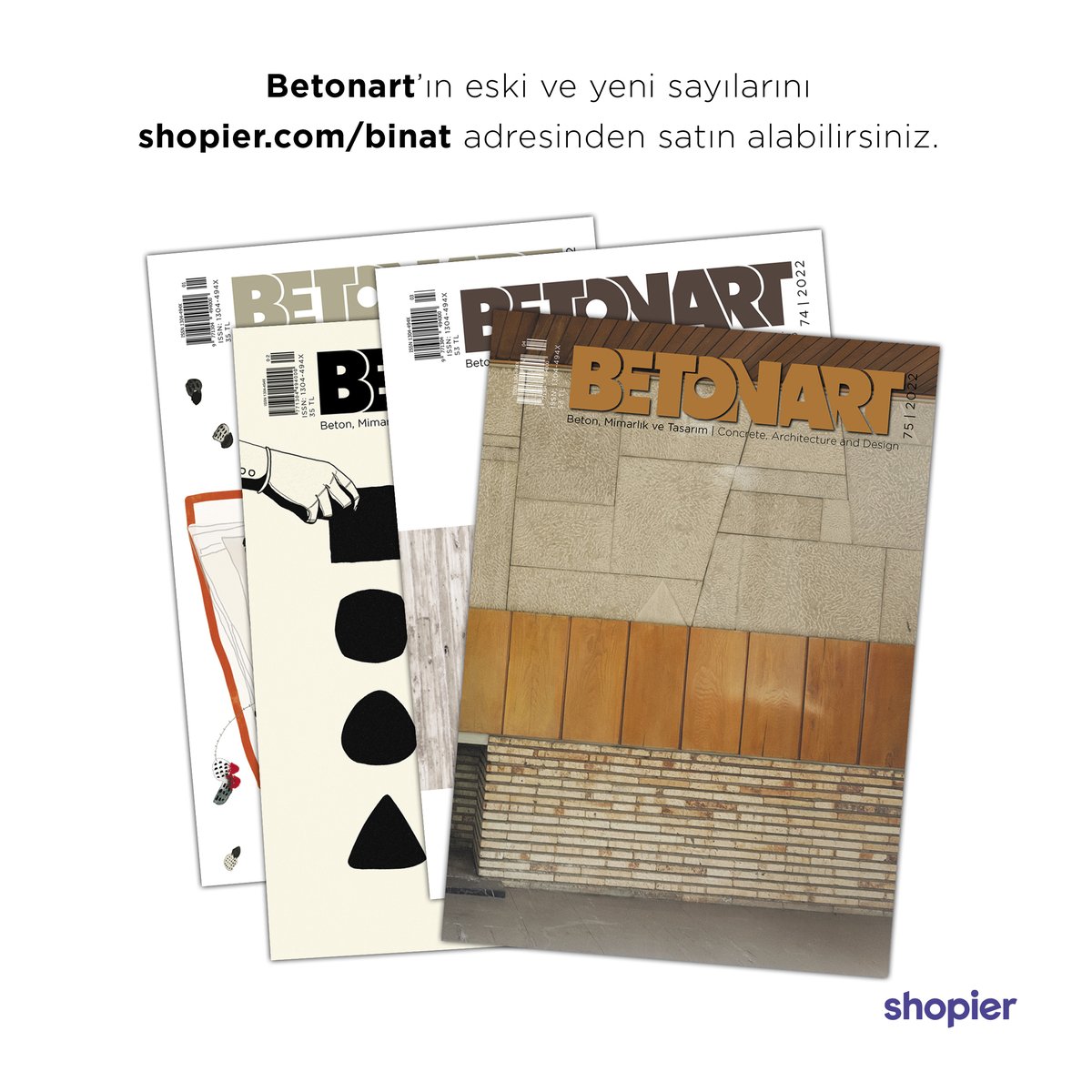 BetonartDergi's tweet photo. Betonart’ın eski ve yeni sayılarını https://t.co/g33peVqMc8 adresinden satın alabilirsiniz. 

#betonart #moderniçmekânaiçeridenbakmak #betonart75 #içmimarlık #moderniçmekân https://t.co/xLT0IA7ZOF