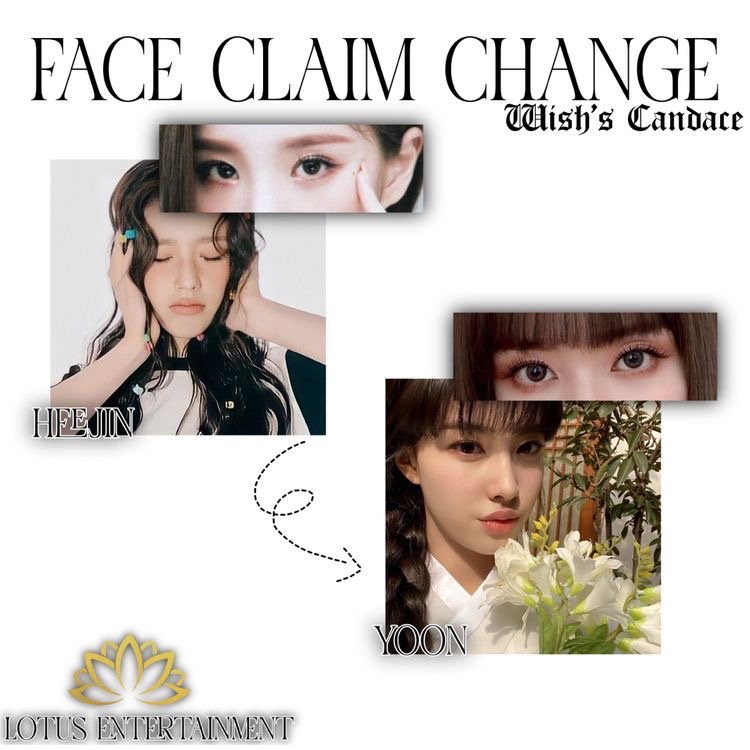 LotusEnt_'s tweet photo. Hello there, CHARMs! We'd like to inform you that WISH's Candace will switch her FC from LOONA's Heejin to STAYC's Yoon! Please show your support for Candace and WISH. 
Thank you very much! https://t.co/RbnhGsGZRp