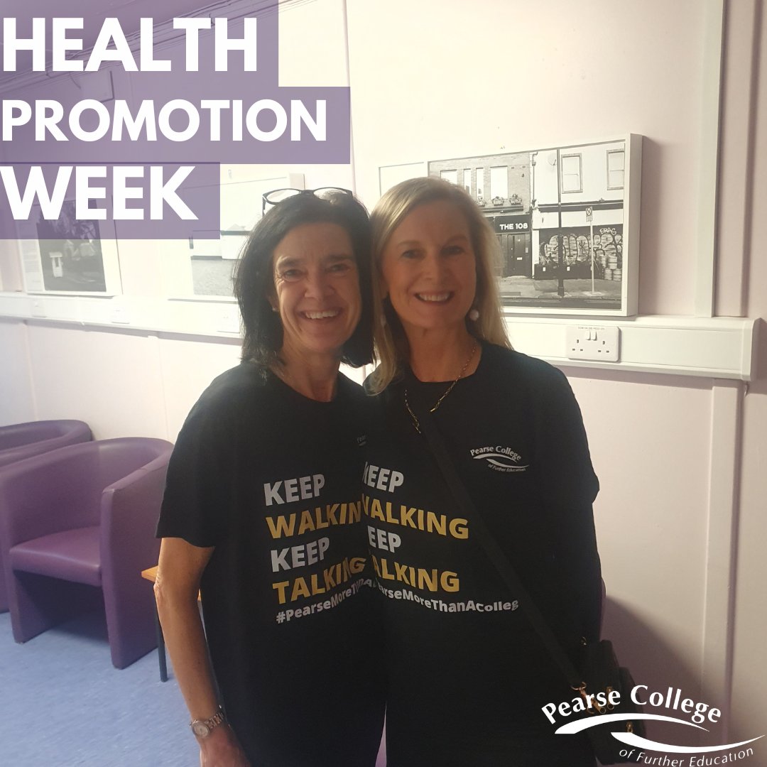 PearseCollege's tweet photo. Amazing first day for #PearseCollege's #HealthPromotionWeek2023. Remember to post your pics using the #PearseMoreThanACollege and tag @PearseCollege to be in with the chance to win a #GalaxyTablet.

#ChoosePearse #TheCollegeThatCares #ThisIsFET #CityofDublinETB https://t.co/NL9QUh9sh5