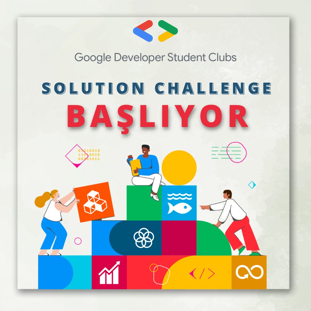 Solution Challenge 2023 kayıtları açıldı! 🎉

Sen de Birleşmiş Milletler’in 17 Sürdürülebilir Kalkınma Hedefleri’ne yönelik projeni Google teknolojileri geliştir, yarışmaya katıl. 🤩

Detaylı bilgi ve süreç hakkında haberdar olmak için bio’daki linke tıkla, kayıt ol. 🚀