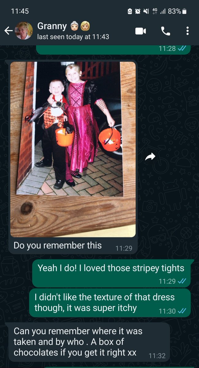 CharlotteWatton's tweet photo. Ladies and gentlemen, my grandmother! (No prior conversation about this subject was discussed beforehand) 😂😂 https://t.co/i04gPN7c9T