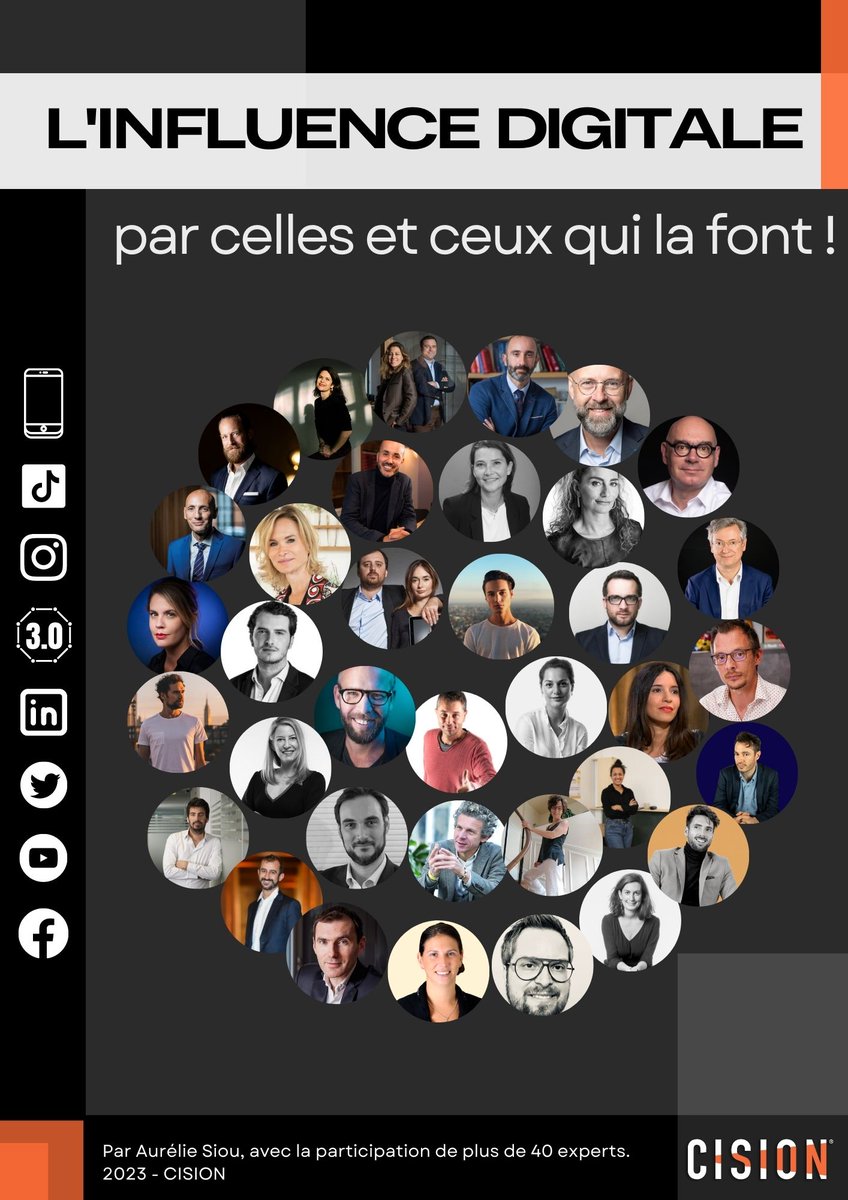 emilie_desnus's tweet photo. 👉 Grande nouvelle sur la sphère de l'#influencedigitale ! 

@AurelieSiou et la team @CisionFrance ont publié leur livre blanc "l'influence digitale par celles et ceux qui la font" 🚀

Hâte de pouvoir le lire !

https://t.co/ofwftCeWKN

#MBADMB #Influence https://t.co/AzLNxqhIea