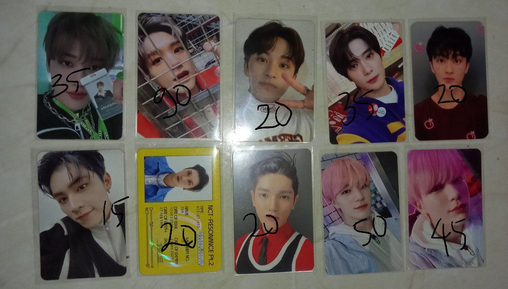 subakeminhyung's tweet photo. wts lfb ina

jaemin glitch 35k
jeno penjara 90k
mark sticky 20k
jaehyun hoodie 35,k
mark yzy 25k
dejun pb univ 15k
ten id kuning 20k
taeyong favorite 20k
jeno ar tatto 50k
jeno 4x6 45k
negotiable

goodcondi
📍jkt timur https://t.co/DhG2SOWoDm