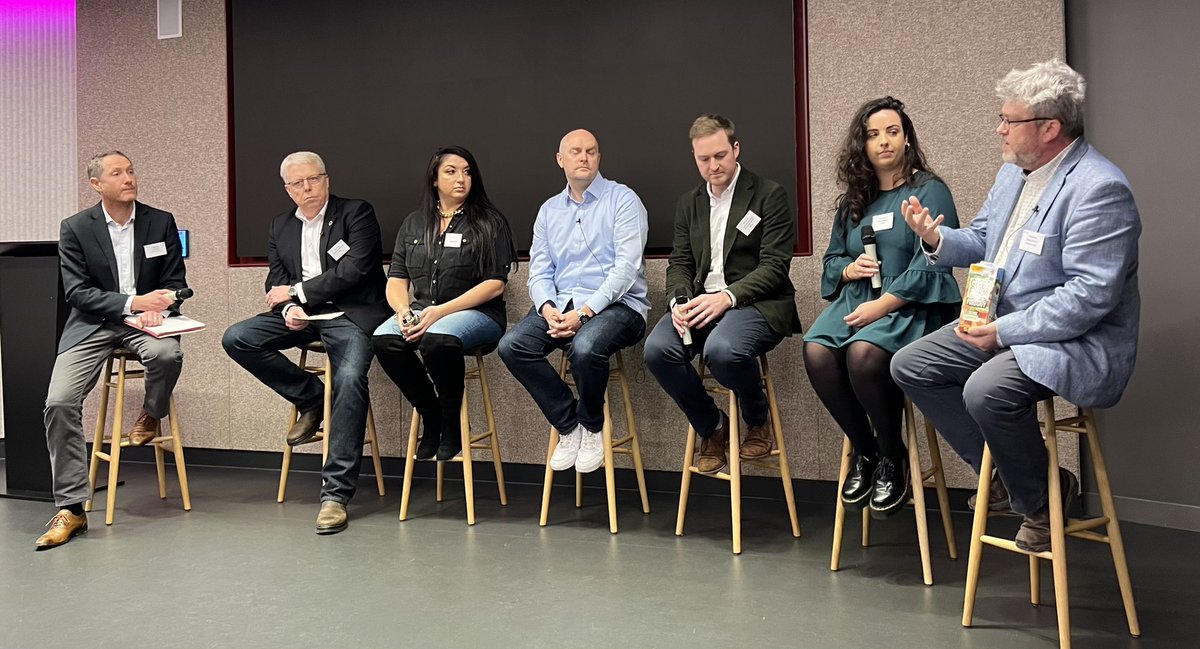 At the sustainability event organised by <a href="/Arenanetworking/">Arena Events</a> at Revolve. Great panel and lots of inspiring discussion. <a href="/DelifranceUK/">Délifrance UK</a>