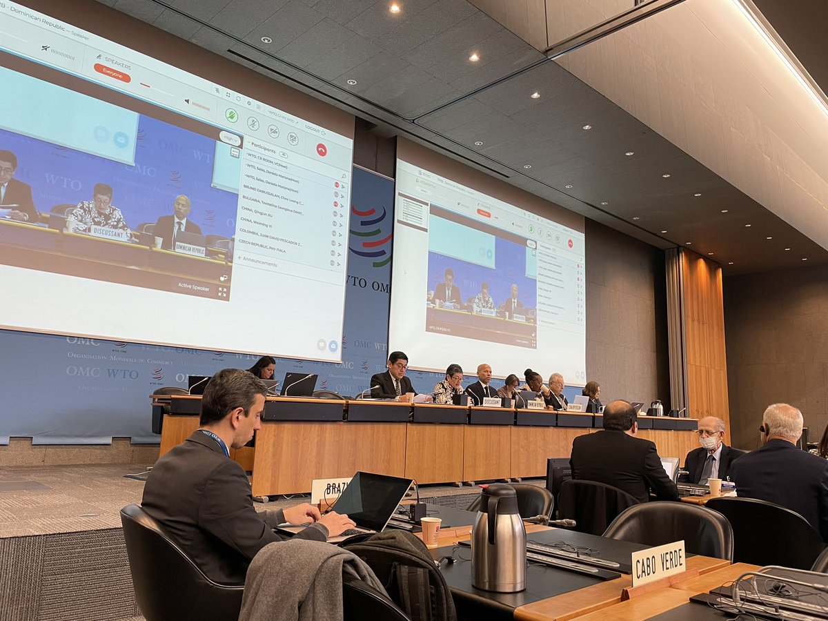 At the Dominican Republics 5th TPR <a href="/wto/">WTO</a> this morning,Ambassador Daunivalu commented on its’ strategic trade policy objectives towards export promotion,targeted export strategies, innovative and high quality and value-added products as a SIDS and middle income economy