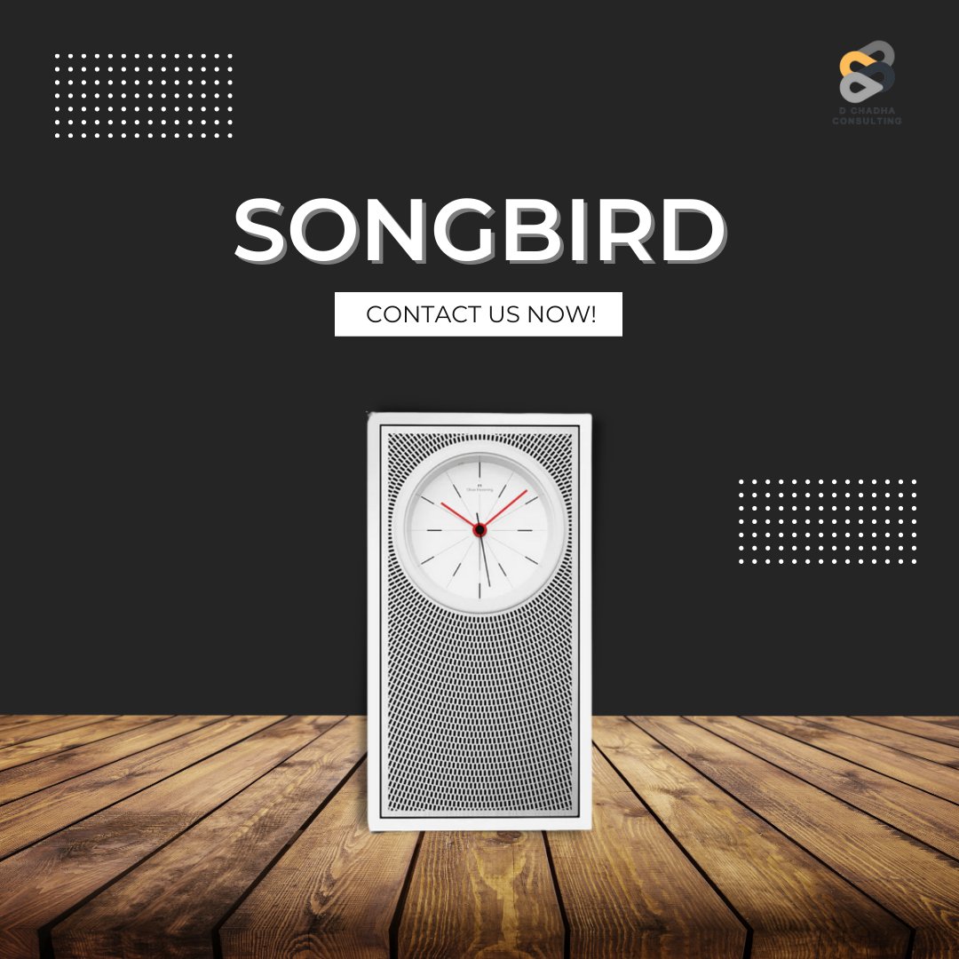 DChadhaLtd's tweet image. Oliver Hemming Songbird creates a beautiful Bluetooth speaker with an analog alarm clock- perfect for any hotel room!

Click the link below to learn more. 😉👇🏼👇🏼
links.dchadha.com/BlLX

#dchadhaconsulting #oliverhemming #songbird #robin #hotelalarmclock #USBcharging