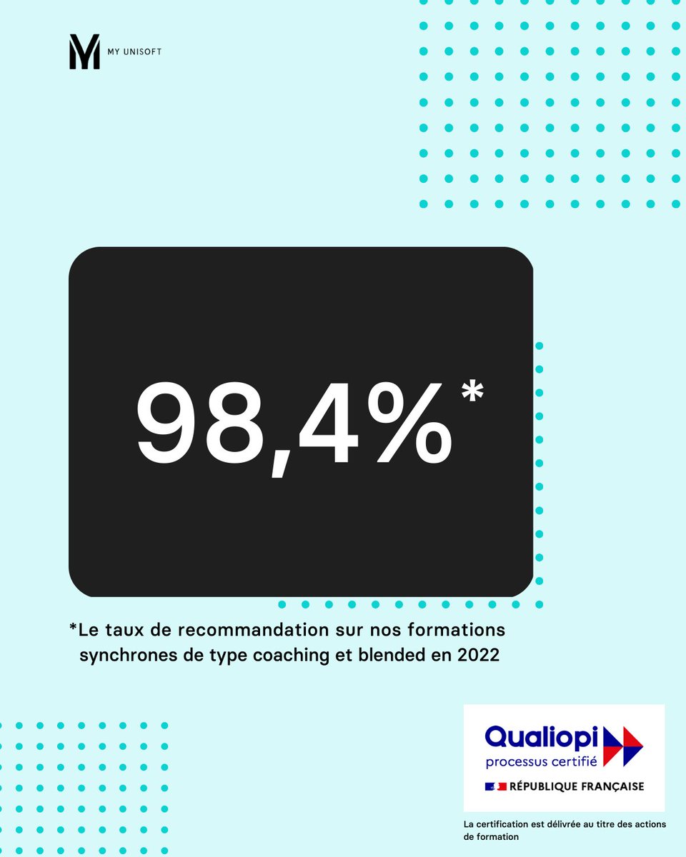 Nos apprenants valident nos #formations 💪 🚀