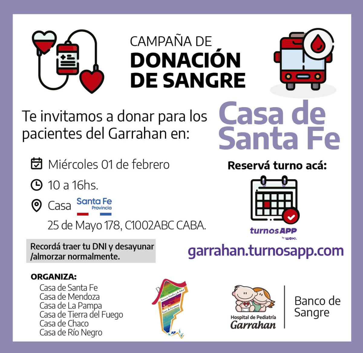 ¡El Banco de Sangre visita la Casa de Santa Fe!