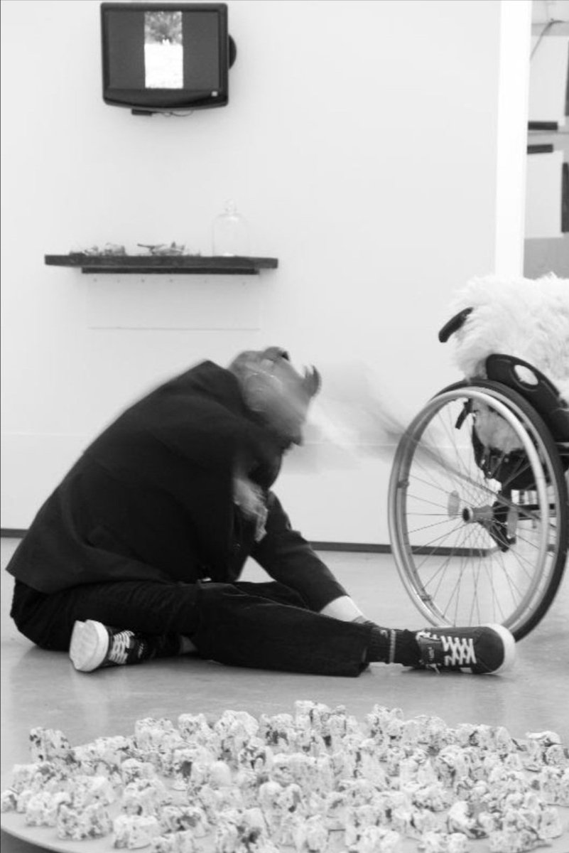 GabiMTart's tweet photo. Can't wait to see @johnbaldwin07aolcom perform @studiokind this Saturday for the closing day of @camp_membership show Tipping Point! #Art #artist #disability #disabledartist #artistwithdisabilities #tippingpoint #exhibition #performance #performanceart #northsouth #braunton https://t.co/mFoJWDgRBK
