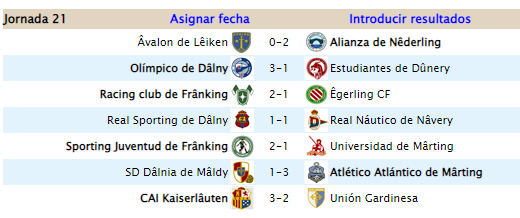 DalniaFutbol's tweet photo. En la B derrota del líder, la Universidad, 2-1 ante un necesitado Juventud. Se pone 2º el Alianza(4º victoria consecutiva), que derrotó 0-2 al Âvalon, y aprovechó la victoria del Racing de Frânking ante el Êgerling CF(2-1). @Oskartxuprz @Fer_S_B @AlantikoKF https://t.co/Y1AwMa6WWM