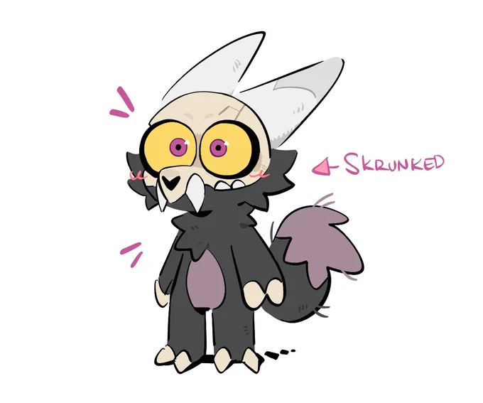 Skrunks him up #theowlhouse 