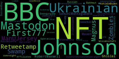 infokalyptisch's tweet photo. Trending in my timeline now:  #NFT (3)  #BBC (2)  #Johnson (2)  #Ukrainian (2)  #Mastodon (2)  #First777 (1)  #ManUJersey (1)  #Retweetamp (1) https://t.co/FujjBkpfPZ