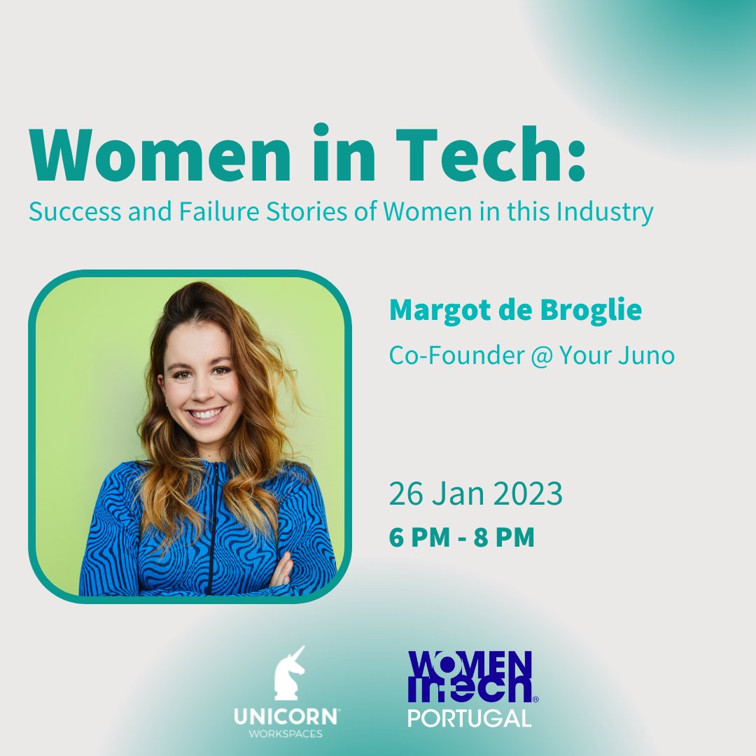 We present you Margot de Broglie, one of the speakers at our Women in Tech event!

Margot de Broglie is the co-founder of @YourJunoApp. She's raised over $2.5m to build a financial education platform for women and has been awarded Forbes30under30 for her work.