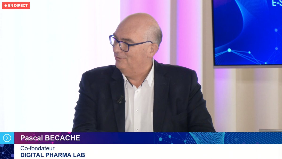 #Livetweet - #Esante2023 | Pascal Becache, Co-fondateur de Digital Pharma Lab, <a href="/pascbec/">Pascal Bécache</a>, <a href="/DigitalPharmaLb/">Digital Pharma Lab</a> 
"une volonté d'avancer fantastique"
