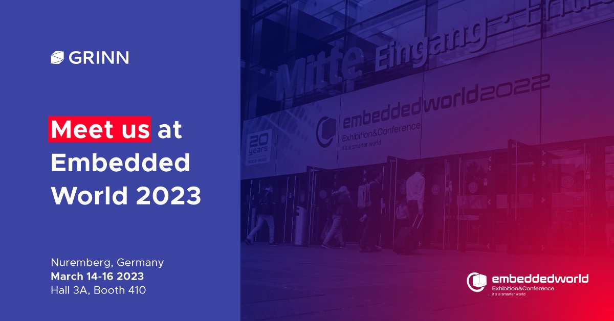 Are you ready for Embedded World 2023? We are looking forward to see what's new in the industry and meet all of you there. Willing to talk about revolutionary IoT products we are designing from a scratch? Come to visit us at 3A-410

#embedded #embeddedworld #IoT #hardware