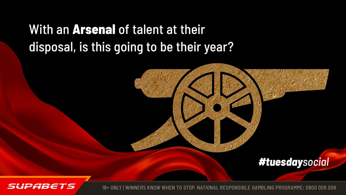 Supabets_mzansi's tweet photo. We've heard their story for well over a decade 😱
But right now we have to ask again...
IS THIS ARSENAL'S YEAR?🤔
Please share your thoughts #Supacrew
Like, retweet & Username👍
#tuesdaysocial #Arsenaltitle #Cannon #Supabets https://t.co/unKGg6BjiR