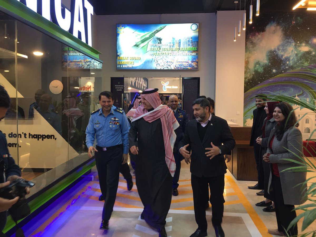 NICAT Visits | SAUDI DELIGATION 
DCAS-NASTP, Air Marshal Abbas Ghumman along with the Asst. Minister of Defense, Saudia Arabia, Major General Talal Abdullah Al-Otaibi (Military Advisor to His Royal Highness MoD, Saudi Arabia) visited NICAT today. 
 #NICAT  #PakSaudiFriendship