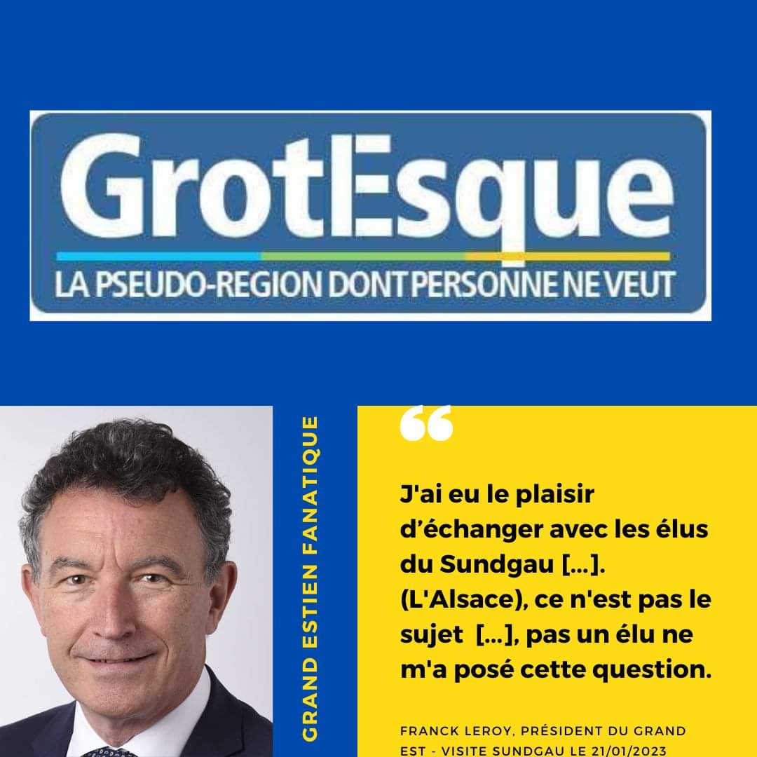 UnserLand's tweet image. Le GE fait (ré)agir les maires de telle ou telle façon, mais les soumets. L'absence d'#autonomie financière communale permet au #GrandEst de s'imposer de fait. Les maires du #Sundgau #Alsace ne peuvent discuter, &amp;amp; même pas besoin à M. Leroy d’être aimable, ni de convaincre !