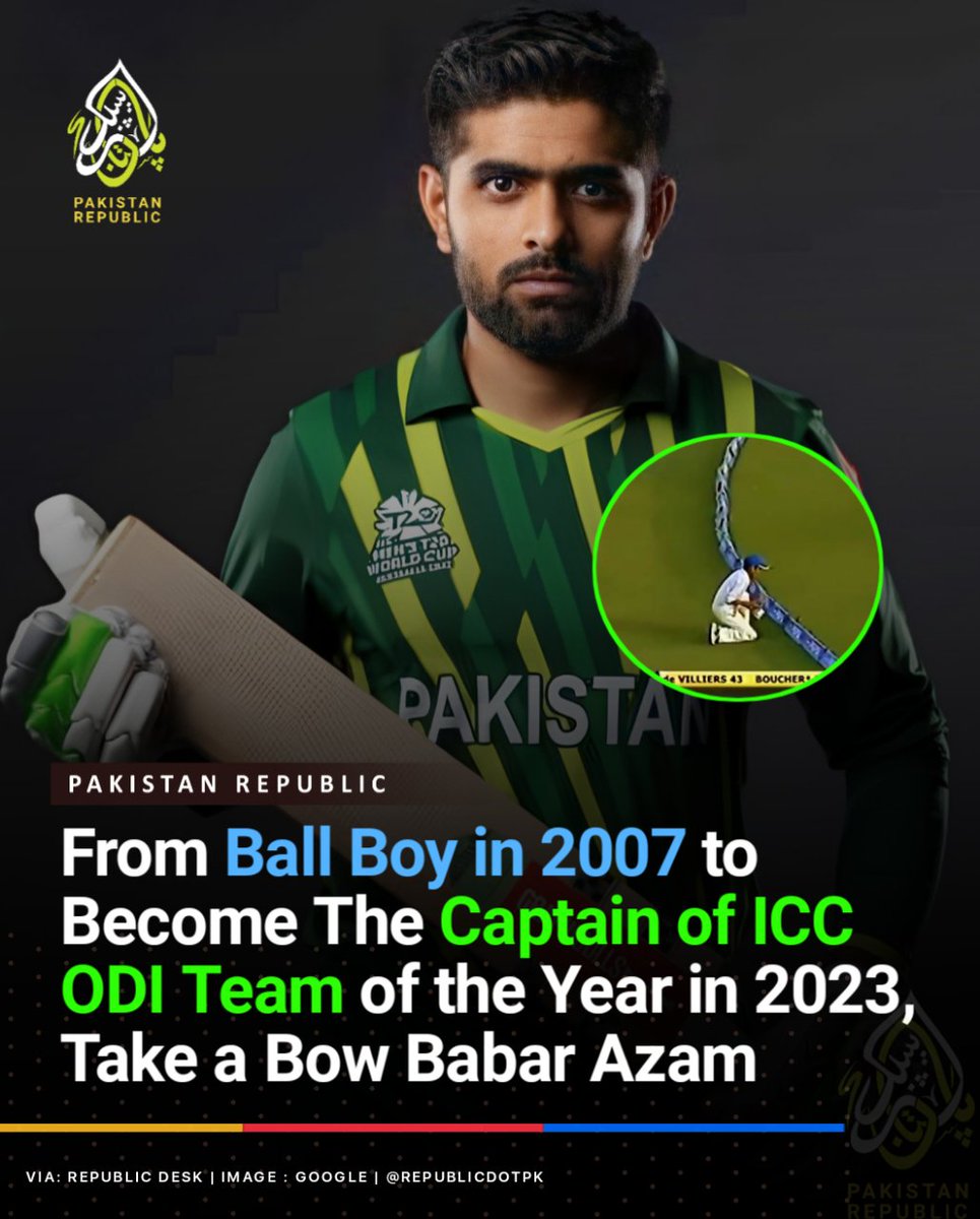 Pakistan Republic on Twitter "Pakistani skipper Babar Azam, who was a
