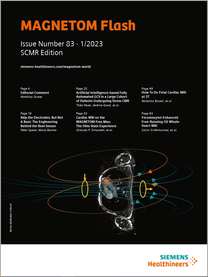 Now online the #SCMR 2023 edition of MAGNETOM Flash with an Editorial Comment by Professor Matthias Stuber <a href="/Mstuber_MRI/">Matthias Stuber</a> (CIBM MRI CHUV-UNIL, Lausanne, Switzerland)
magnetomworld.siemens-healthineers.com/publications/m…
#magnetomworld #MRI #CMR #collaboration