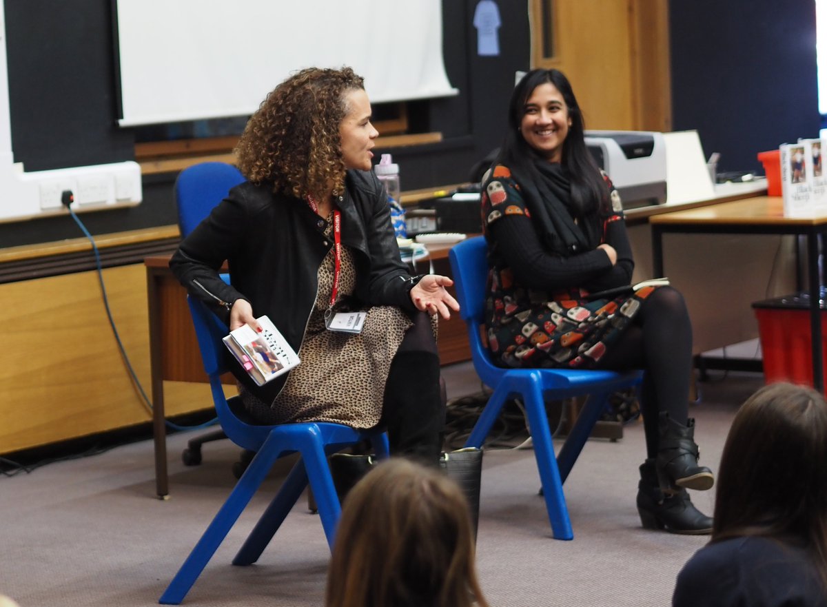 CDPStoday's tweet photo. This morning we welcomed Sabrina Pace-Humphreys, author and ultrarunner, to Deer Park to talk with our Year 8 and Year 9 pupils about race, identity, speaking out and running incredible distances. Have you read Black Sheep? 

@sabrunsmiles #AuthorVisit #Inspiring #FindYourVoice https://t.co/CSqXE7tFkG