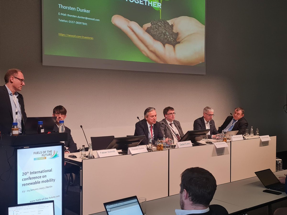 FuelOfTheFuture's tweet photo. Vielen Dank @DetlefEvers für die Moderation der spannenden Session Biofuels from waste and residues. Auf unserer Konferenz#fuels2023
@MVaK_eV https://t.co/FS2AoQRMuN