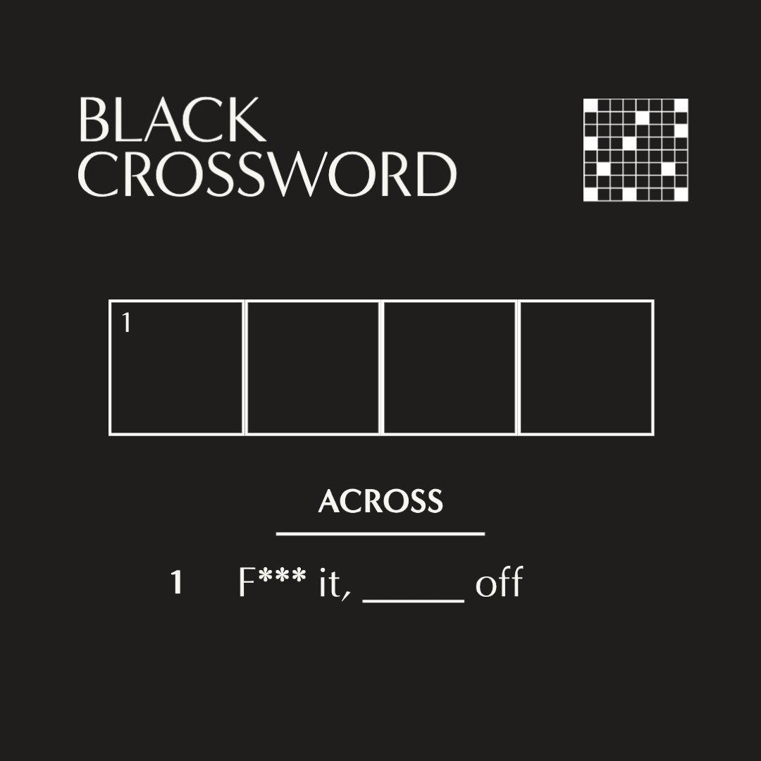thecityofjules's tweet photo. Today’s #BlackCrossword mini is up 🧩

Play here:
https://t.co/AwS6OyeKFT https://t.co/hHadlDiQrm