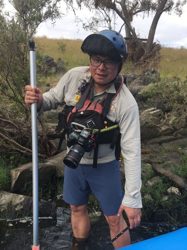 stephencurtain's tweet photo. Hanging out with @yarraeduofficer on the Maribyrnong’s wild side, listening to Country and, when it’s quiet enough, our own inner rhythms, quietened by Nature and the magical, timely appearance of Bunjil, wedge-tailed Eagle. How special it’s been...film to come. https://t.co/5Nn3tKjkZ9