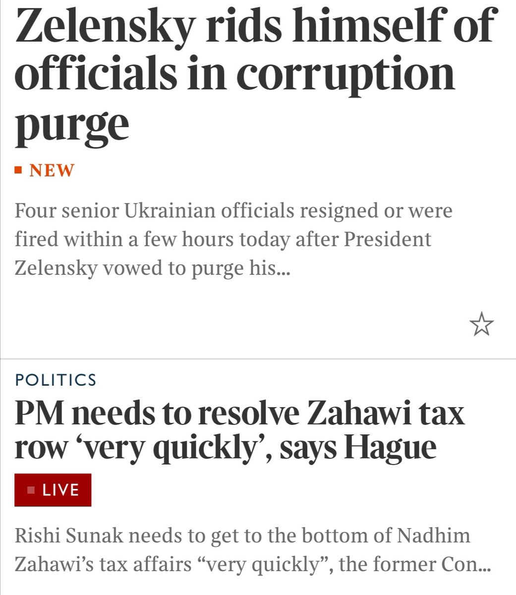 Zelensky showing how it's done. Over to you, Prime Minister.