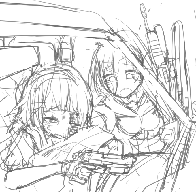 これは次のSkebのラフ 