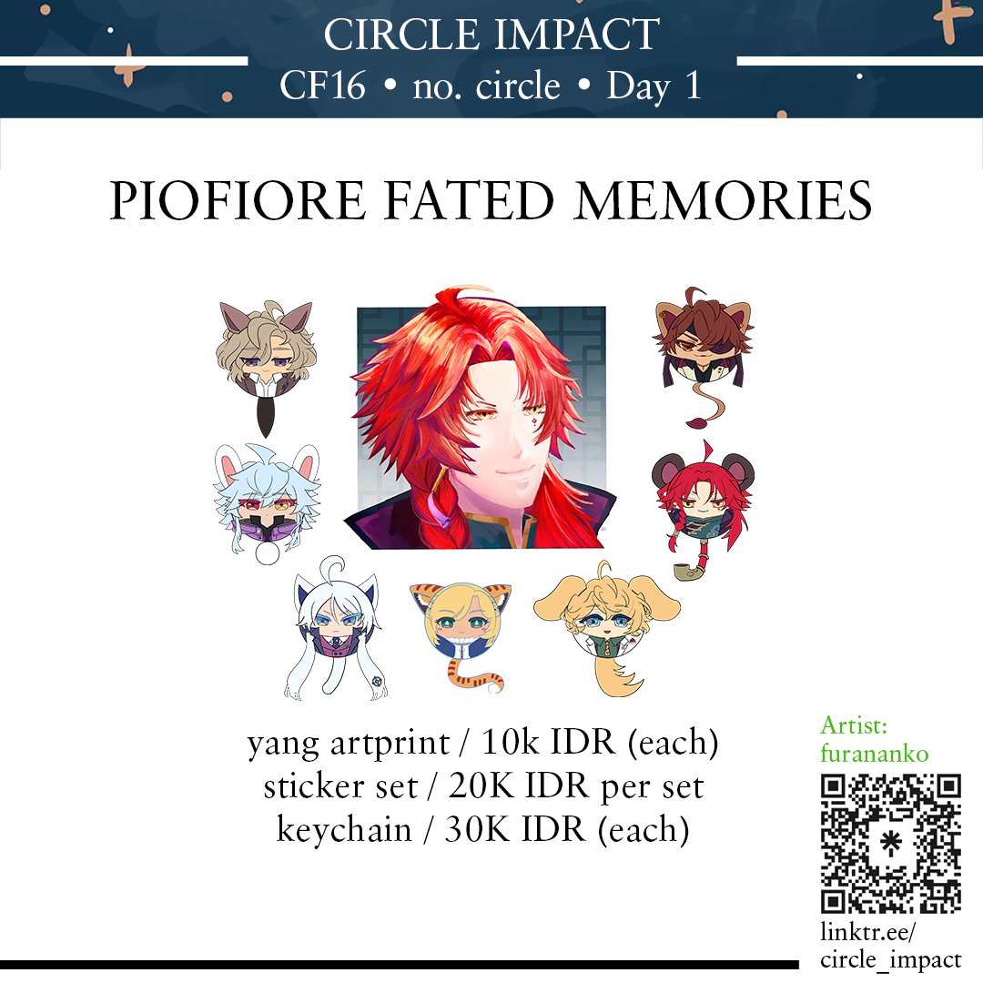 circle_impact's tweet photo. Scroll ⬆️
8/
Fanmerch by:
@franankoeigen

#jujutsukaisen #yujiitadori #megumifushiguro #gojosatoru #nanamikento #sugurugeto #piofiore #lilianaadornato #yang #dantefalzone #nicolafrancesca #orlok #gilbertredford #henrilambert #olympiasoiree #akaza #byakuya https://t.co/omSWOrbI3u