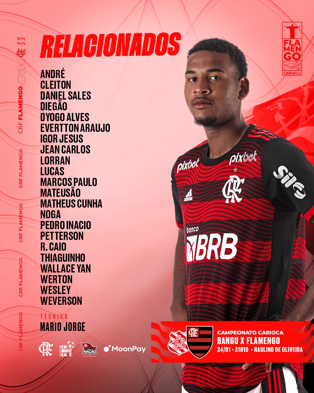 Cercado de expectativa, Flamengo inicia contra o Bangu, no Maracanã, a  perseguição aos títulos - Flamengo - Extra Online