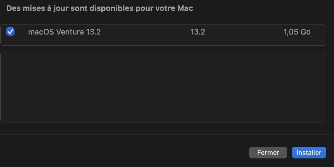 eyePomme's tweet image. #Apple propose #macOS13.2 pour tous les utilisateurs #Mac compatibles