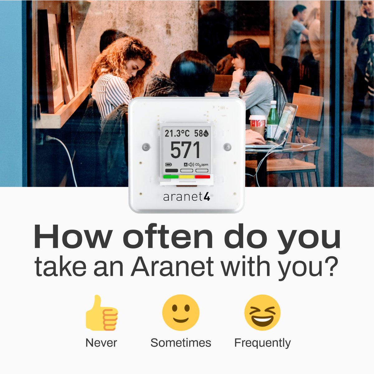 aranet_home's tweet image. Does your #Aranet4 ever leave the home 🏠? We'd love to know more about the journey.