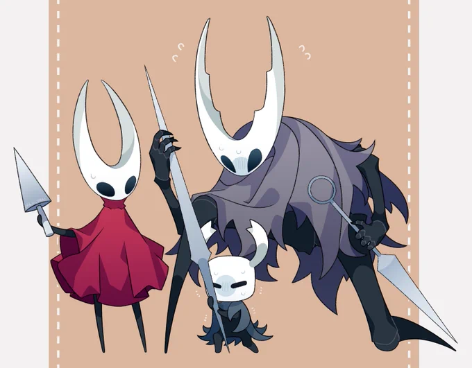 武器交換をした蒼白のきょうだい#HollowKnight 