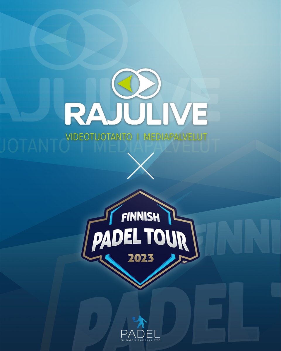 Ilo ja kunnia päästä kertomaan yhteistyösopimuksestamme Suomen Padelliiton kanssa! Tuotantosopimus CUPRA Finnish Padel Tourin osalta on mallia 1+1 -vuotta. Lue lisää Facebookistamme: facebook.com/RajuLiveOy/pos…

#padelfi #fpt #finnishpadeltour #RajuLive