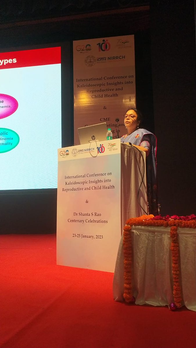 icmrnirwoh's tweet photo. Our scientist and Organizing Secretary of the International Conference on Kaleidoscopic Insights into Reproductive and Child Health #ICKIR, Dr @srabanimuk presented the glimpses of research on different areas of #PCOS at the institute. https://t.co/vhkt2xbbEg