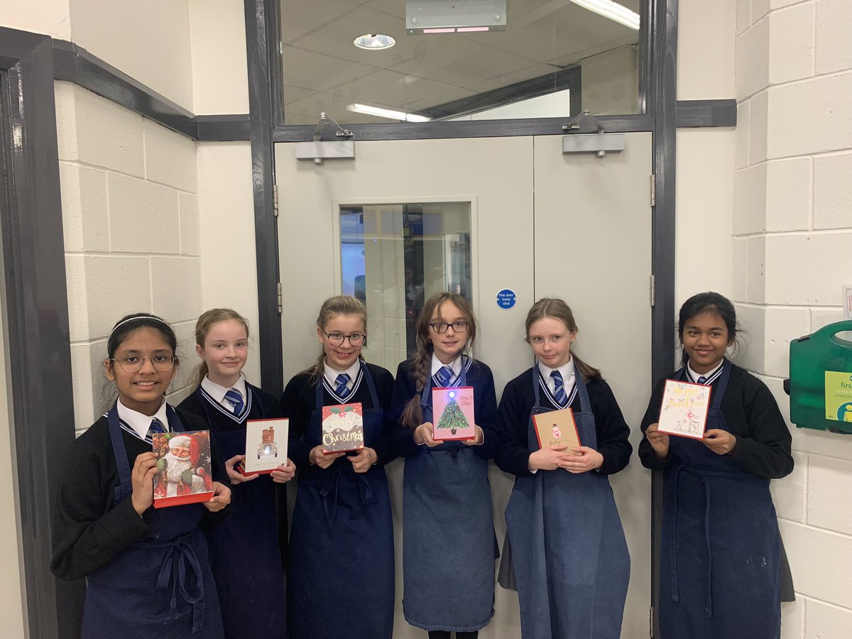 Our year 8 students happy to take home their Christmas card project before Christmas, they are all ready to get going on their third project this year…a motorised car! #teamknock #STEMeducation