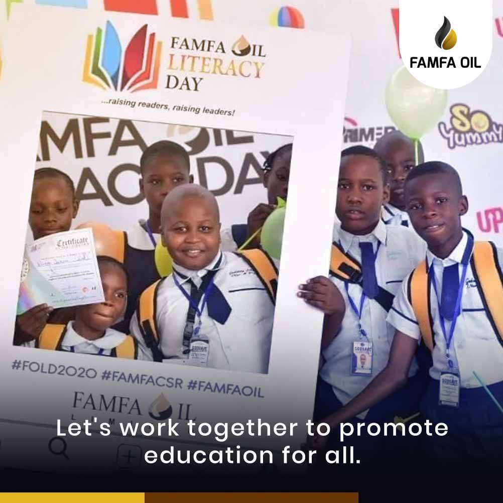FamfaOilLimited's tweet photo. To commemorate the #internationaldayofeducation2023, we are happy to reiterate our commitment to supporting educational programs and initiatives that help create opportunities for people to reach their full potential.
#EducationForAll #FamfaOil https://t.co/G0Hc9Zdqin