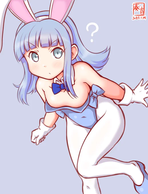 「提督、どこを見てんの? …ちょ、な、なんでこっちくるのよー!」#艦これ版真剣お絵描き60分一本勝負_20230124#初風 