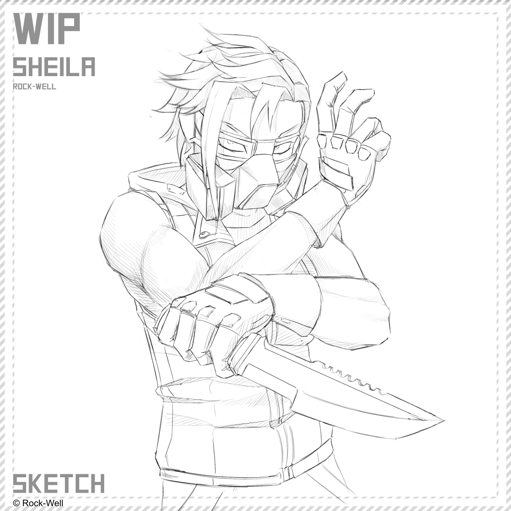 RCWHS's tweet photo. WIP : Sheila

I practice doing a few poses and perspective.
I'm pretty proud of this one. It was even hell to do!
It's still not good, but I dont care.

#sketch #doodle #originalcharacters #originalart https://t.co/8yM0qe2kYO