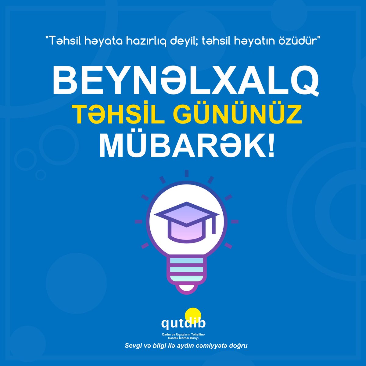 SevinjFadai's tweet photo. "Dünyanı dəyişdirmək üçün istifadə edə biləcəyiniz ən güclü silah Təhsildir"

#təhsil #BeynəlxalqTəhsilGünü #education #InternationalEducationDay https://t.co/5C0ua0ww3Y