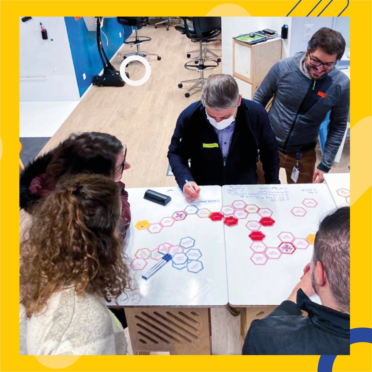 sparklab_fr's tweet photo. Lancement de la fresque @sparklab_fr pour s'approprier les défis de l'#innovation chez @SanofiFR !

L’objectif : 

Comprendre et réaliser le processus innovation en construisant une fresque pour relever les différents défis liés à l’innovation !

#designthinking  #collaboratif https://t.co/D3qexcXllU
