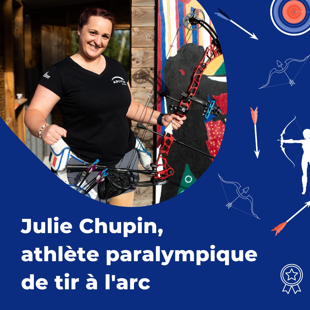 Apivia_'s tweet photo. C'est la #JournéeInternationaleduSportFéminin ♀️, l'occasion de mettre en avant notre athlète paralympique @ChupinJulie, qu'#Apivia soutient depuis plus de 5 ans. 🏹 Julie est 5e au rang mondial de para archerie, et se prépare actuellement pour les Jeux paralympiques de 2024 💪🏻 https://t.co/MnR4zNaoSx