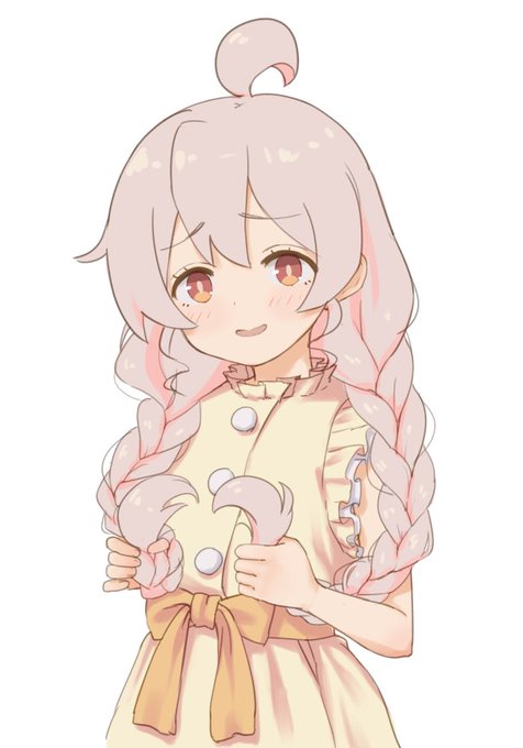 三つ編みがかわいかった
 #おにまい #おにまいお絵描き 