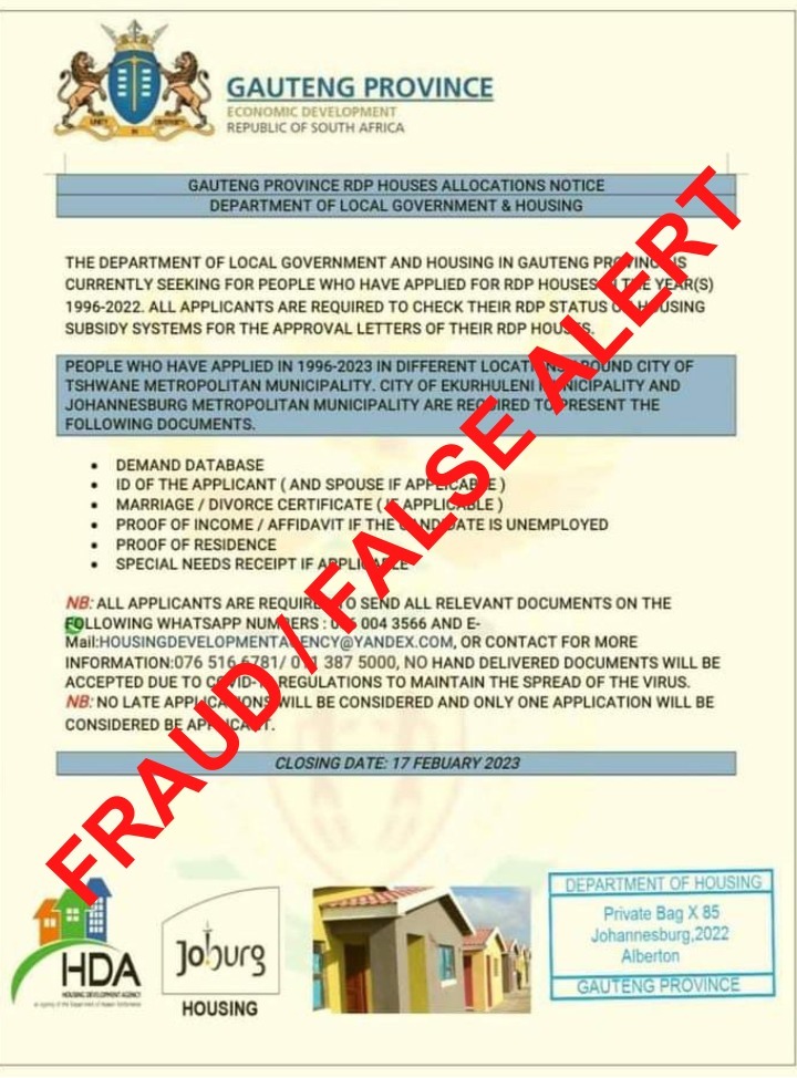 the_hda's tweet photo. Please be advised that this is a FALSE AND FAKE document.
The Department of local government and housings is not apart of this in any way whatsoever. 

#HDA 
#housingthenation 
#falseandfake https://t.co/8EP4T1FqOP